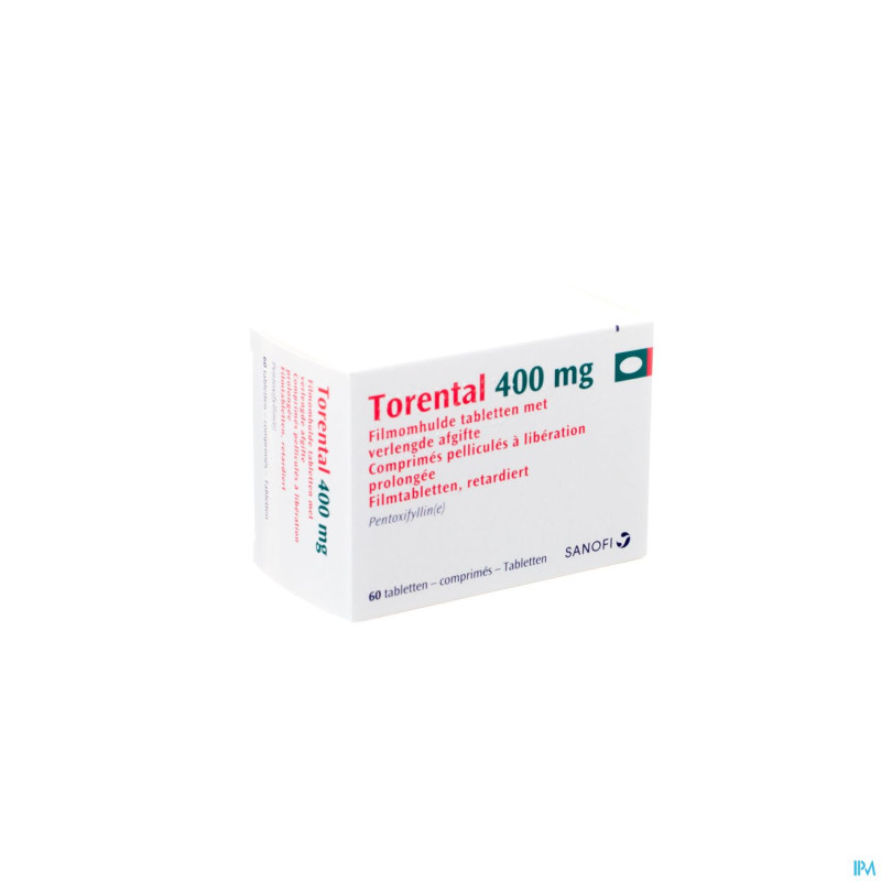 Torental 400mg lib.prolonge comp pell  60 pip