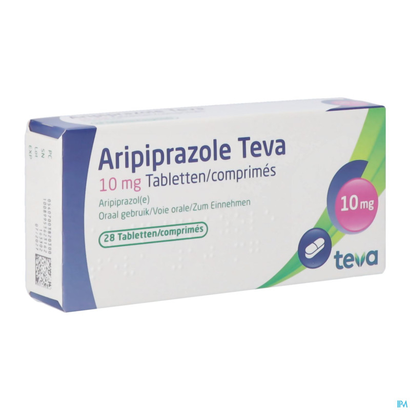 Aripiprazole teva 10mg tabl  28 x 10mg