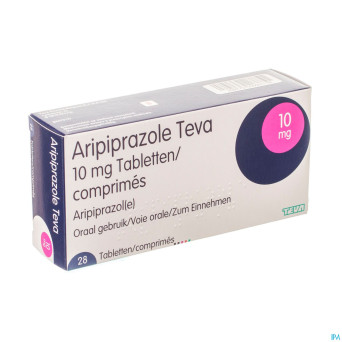 Aripiprazole teva 10mg tabl  28 x 10mg