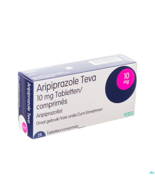 Aripiprazole teva 10mg tabl  28 x 10mg