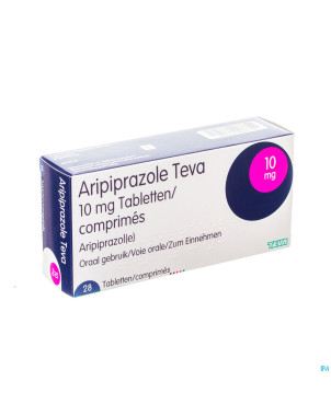 Aripiprazole teva 10mg tabl  28 x 10mg