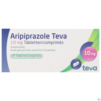 Aripiprazole teva 10mg tabl  28 x 10mg