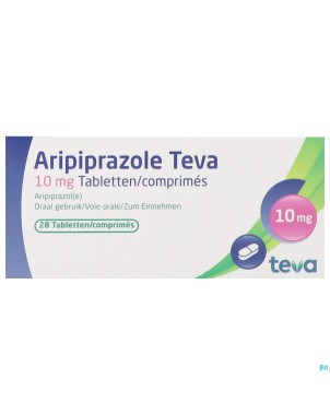 Aripiprazole teva 10mg tabl  28 x 10mg