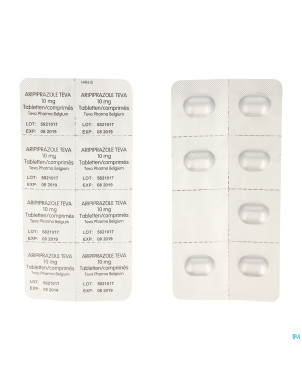 Aripiprazole teva 10mg tabl  28 x 10mg