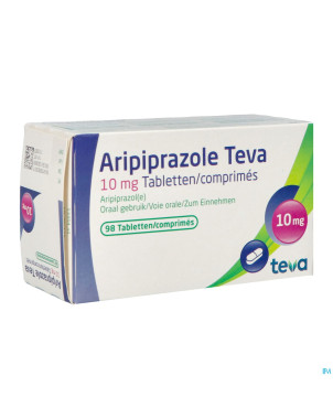 Aripiprazole teva 10mg tabl  98 x 10mg