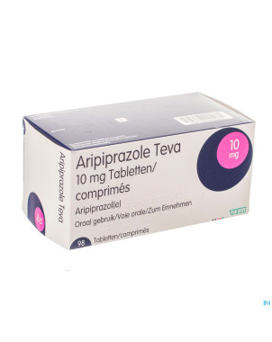 Aripiprazole teva 10mg tabl  98 x 10mg
