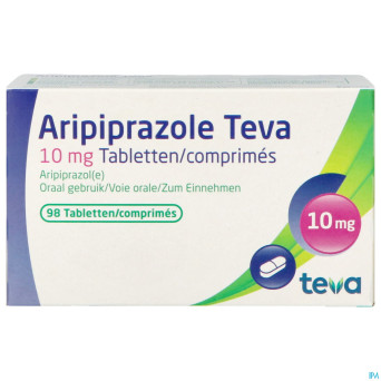 Aripiprazole teva 10mg tabl  98 x 10mg