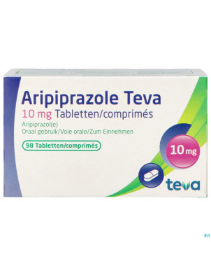 Aripiprazole teva 10mg tabl  98 x 10mg
