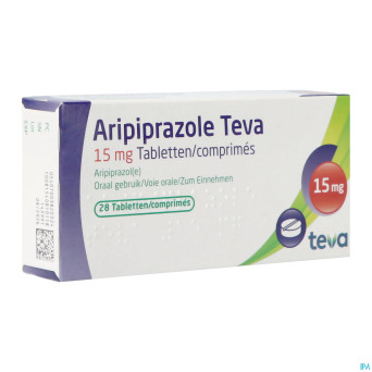 Aripiprazole teva 15mg tabl  28 x 15mg