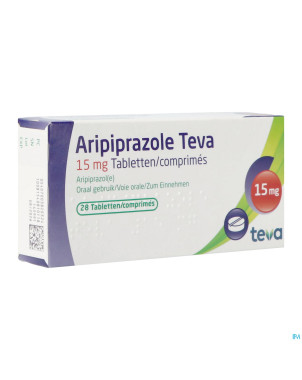 Aripiprazole teva 15mg tabl  28 x 15mg