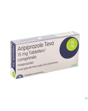 Aripiprazole teva 15mg tabl  28 x 15mg