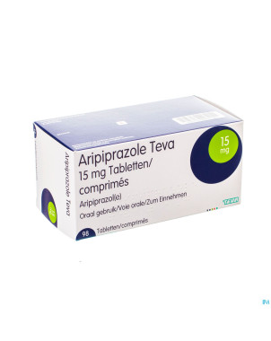 Aripiprazole teva 15mg tabl  98 x 15mg