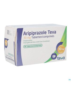 Aripiprazole teva 30mg tabl  98 x 30mg