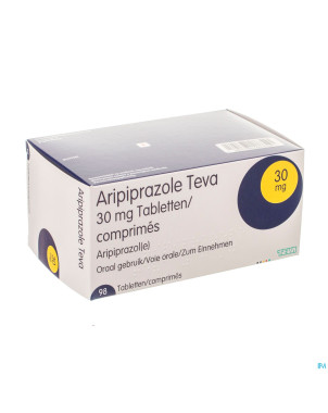 Aripiprazole teva 30mg tabl  98 x 30mg