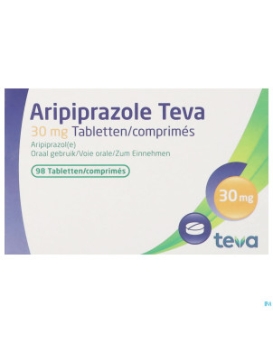 Aripiprazole teva 30mg tabl  98 x 30mg