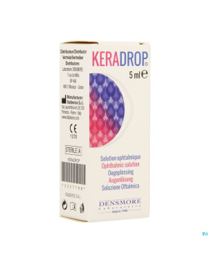 Keradrop sol ophtalm .    fl   5ml