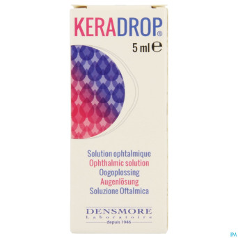 Keradrop sol ophtalm .    fl   5ml
