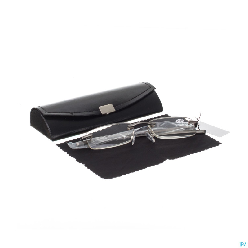 Pharmaglasses lun. lecture diop.+3.50 rimless gun