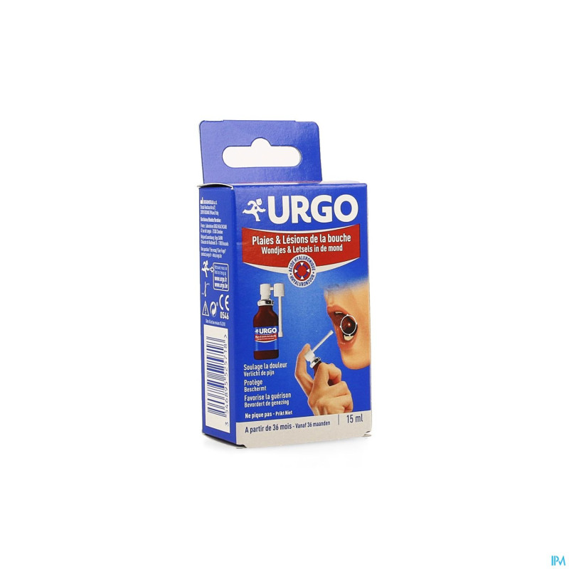 Urgo spray plaies &lesions bouche    15ml