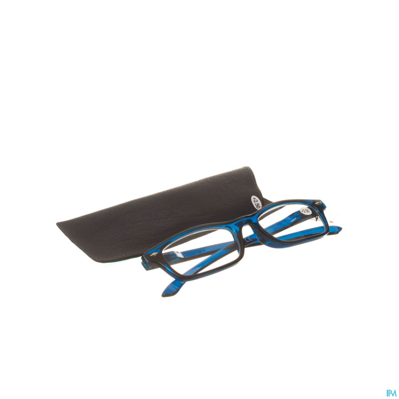 Pharmaglasses lunettes lecture diop.+2.50 dark blu
