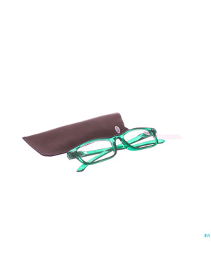 Pharmaglasses lunettes lecture diop.+2.50 green