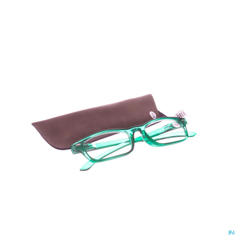 Pharmaglasses lunettes lecture diop.+3.50 green