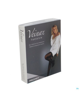 Veinax mi-bas petit losange 2 long noir taille 3