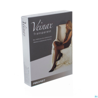 Veinax bas-autofix. transp. 2 long noir t2