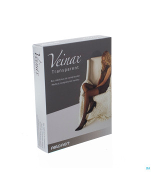 Veinax bas-autofix. transp. 2 long noir t2