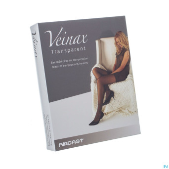 Veinax bas-autofix. transp. 2 long noir t3