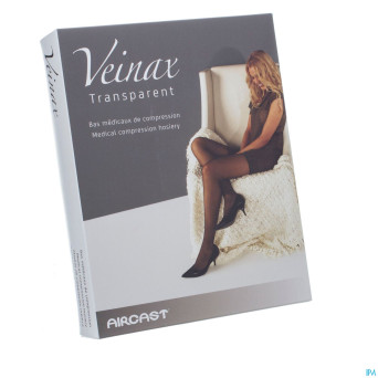Veinax collant transparent 2 long beige taille 2