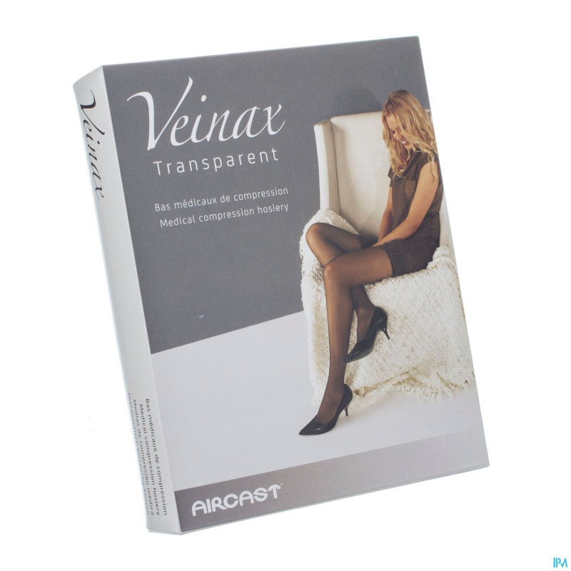 Veinax collant transparent 2 long beige taille 3