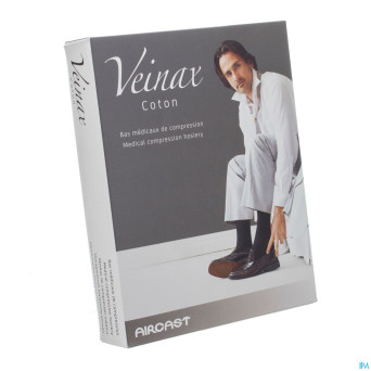 Veinax chausset.homme coton 2 long bl.marine 2