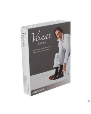 Veinax chausset.homme coton 2 long bl.marine 3