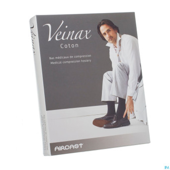 Veinax chausset.homme coton 2 long bl.marine 3