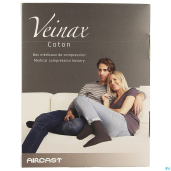 Veinax chausset.homme coton 2 long bl.marine 3