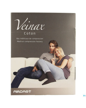 Veinax chausset.homme coton 2 long bl.marine 3