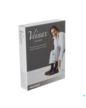Veinax chausset.homme coton 2 long bl.marine 4