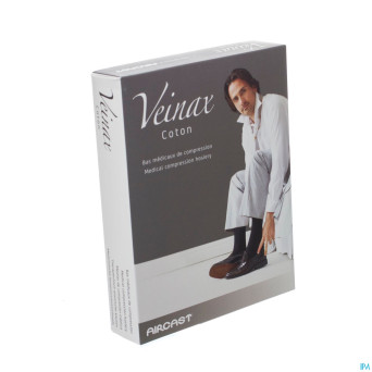 Veinax chausset. homme coton 2 long gris taille 2