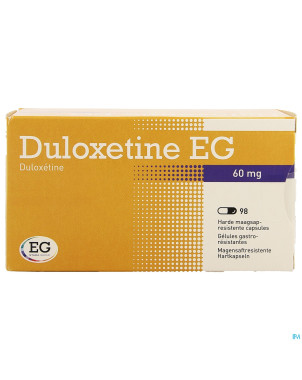 Duloxetine eg 60mg gastro resist caps 98