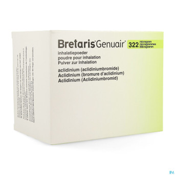 Bretaris genuair 322mcg poudre inhal 3x60 doses