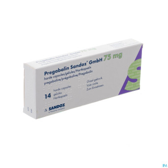 Pregabalin sandoz gmbh  75mg caps dur  14