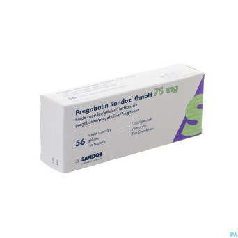 Pregabalin sandoz gmbh  75mg caps dur  56