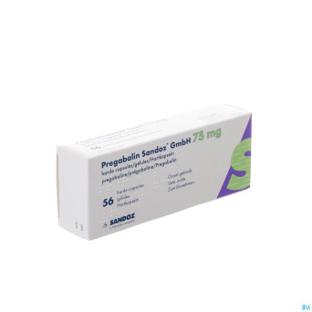Pregabalin sandoz gmbh  75mg caps dur  56