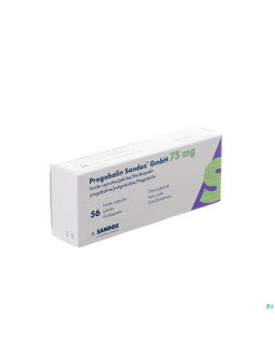 Pregabalin sandoz gmbh  75mg caps dur  56