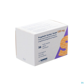 Pregabalin sandoz gmbh 150mg caps dur  56
