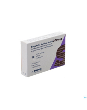 Pregabalin sandoz gmbh 300mg caps dur  14