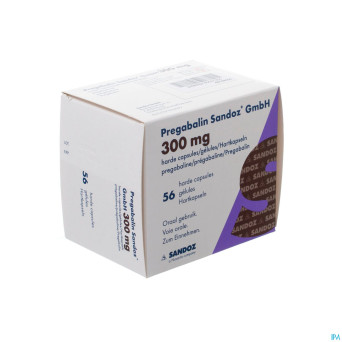 Pregabalin sandoz gmbh 300mg caps dur  56