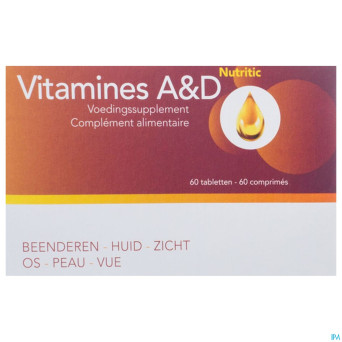 Nutritic vitamines a&d comp 60 7387 revogan