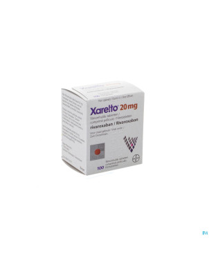 Xarelto 20 mg comp pell 100 x 20 mg